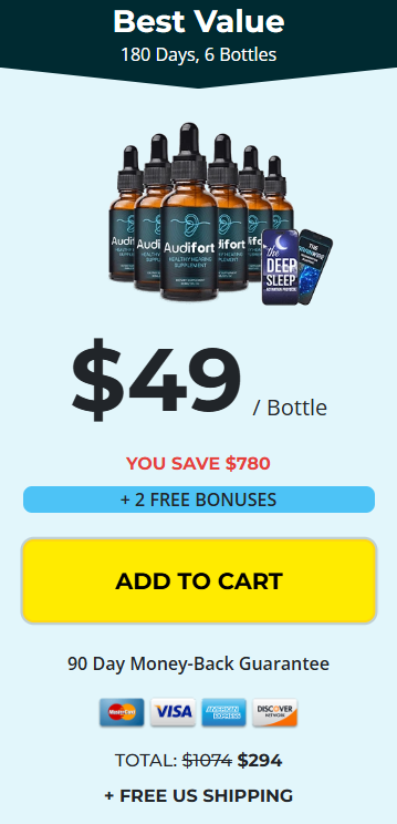 Audifort 6 Bottle Package